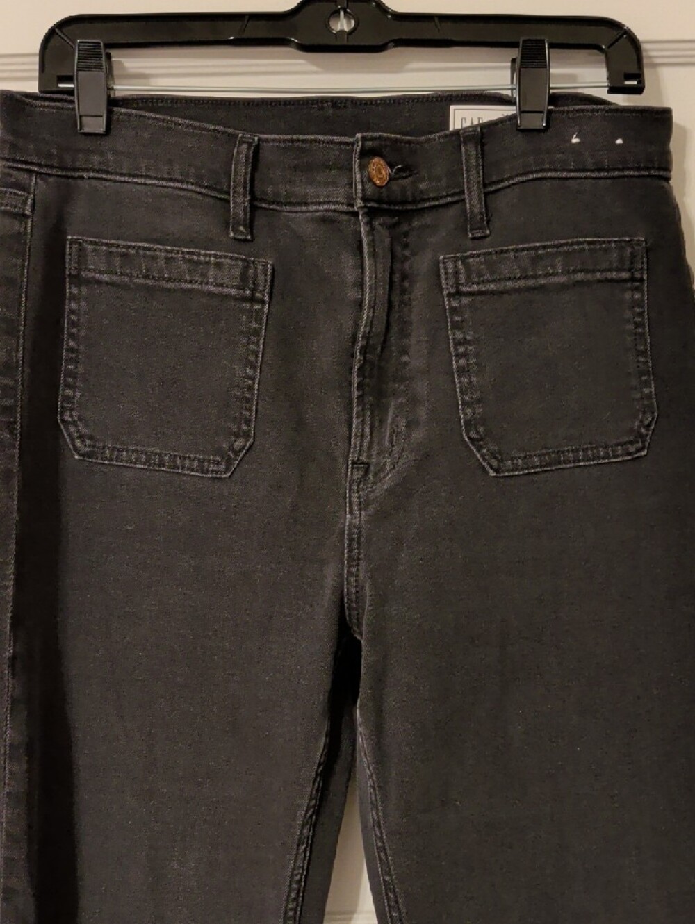 GAP Black '70s Flare High Rise Jeans Size 12